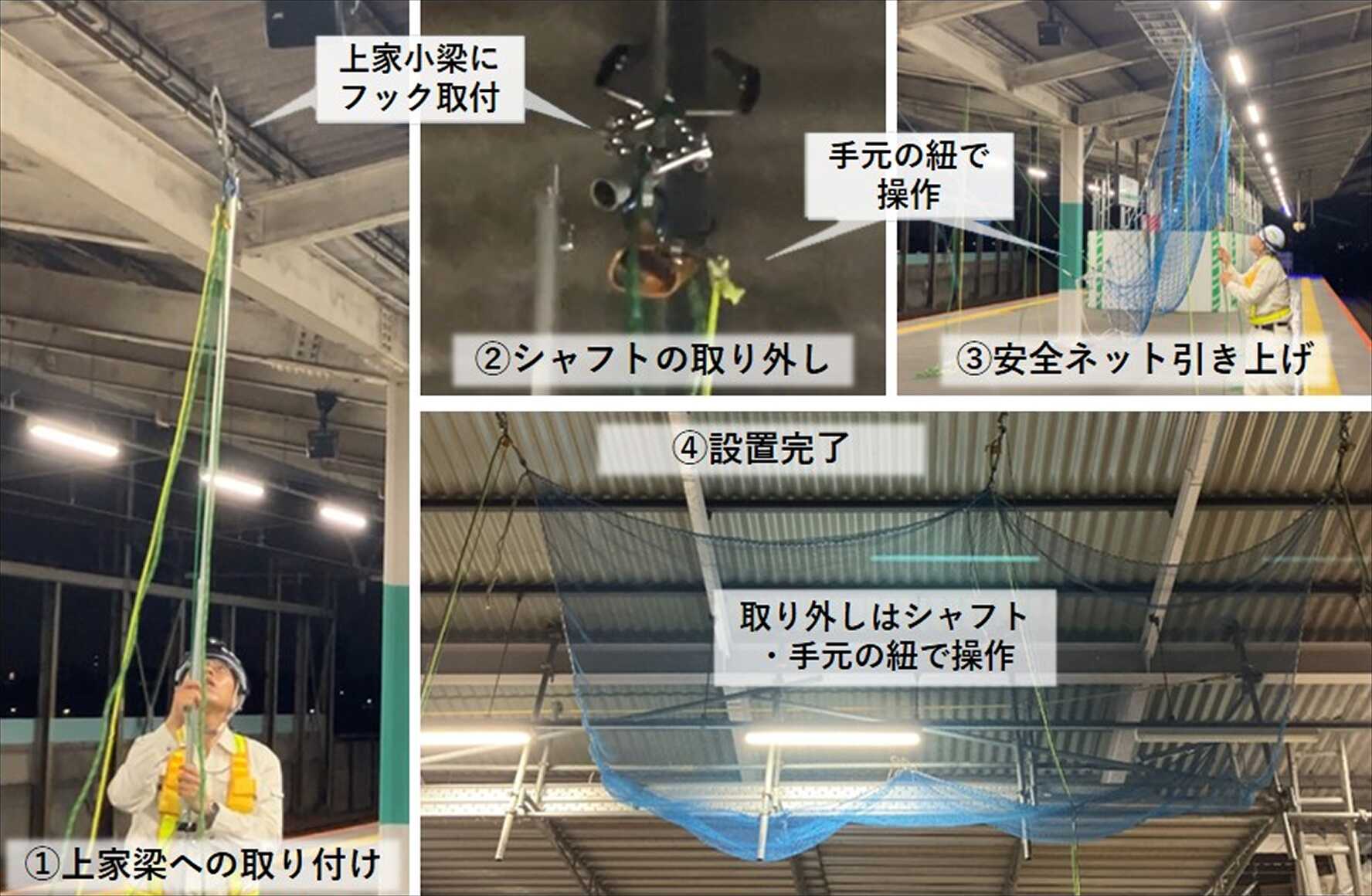 クイック・ネットキャッチの様子