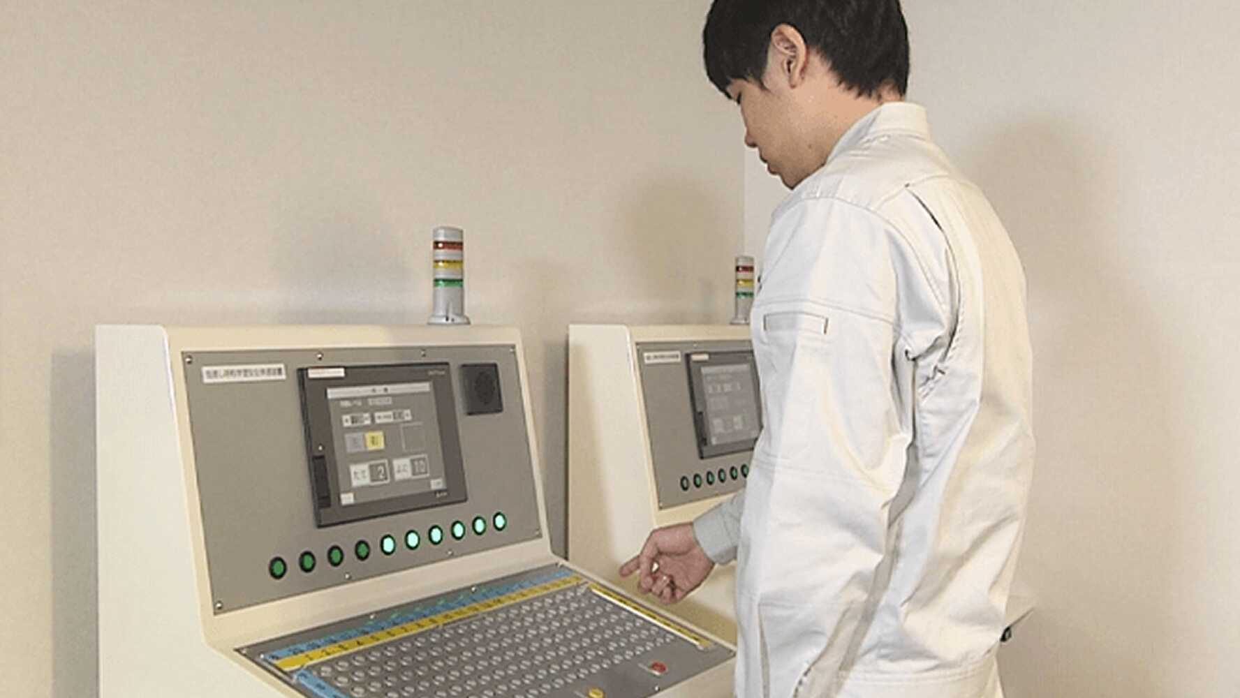 指差呼称の重要性を体験の様子