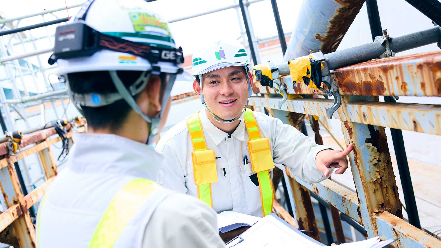 いきいきと働く作業員