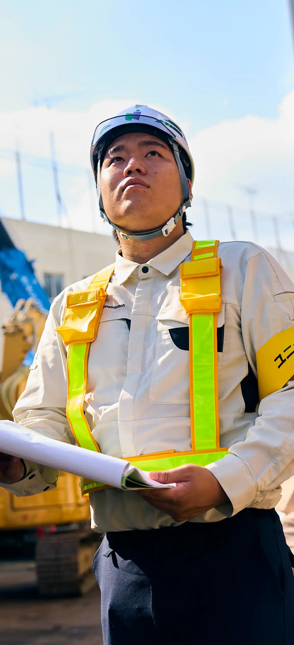 ユニオン建設の作業員の作業風景