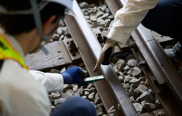 分岐器の検測①