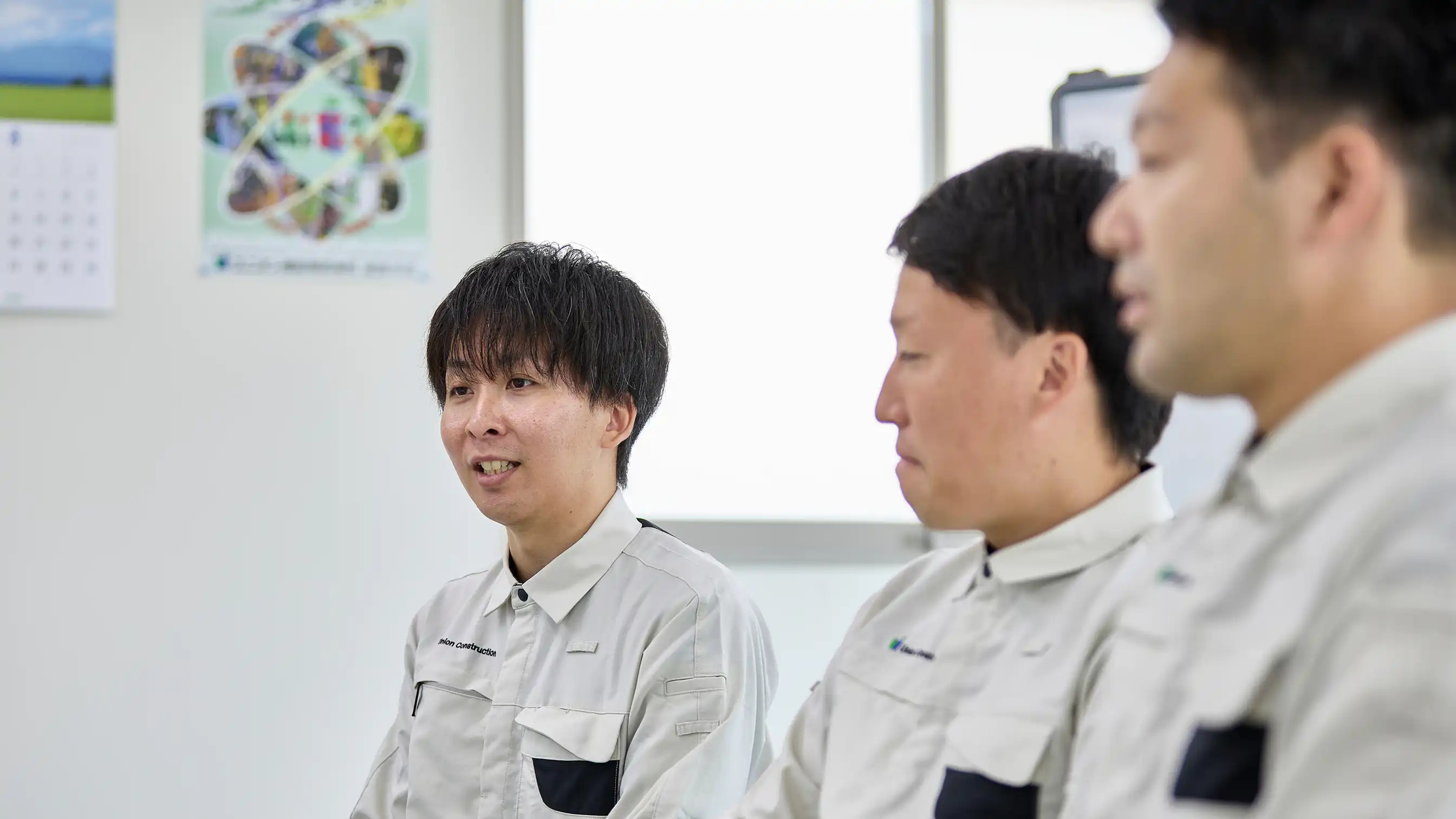 社員さんが話している様子