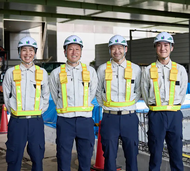 建築部門 社員座談会様子