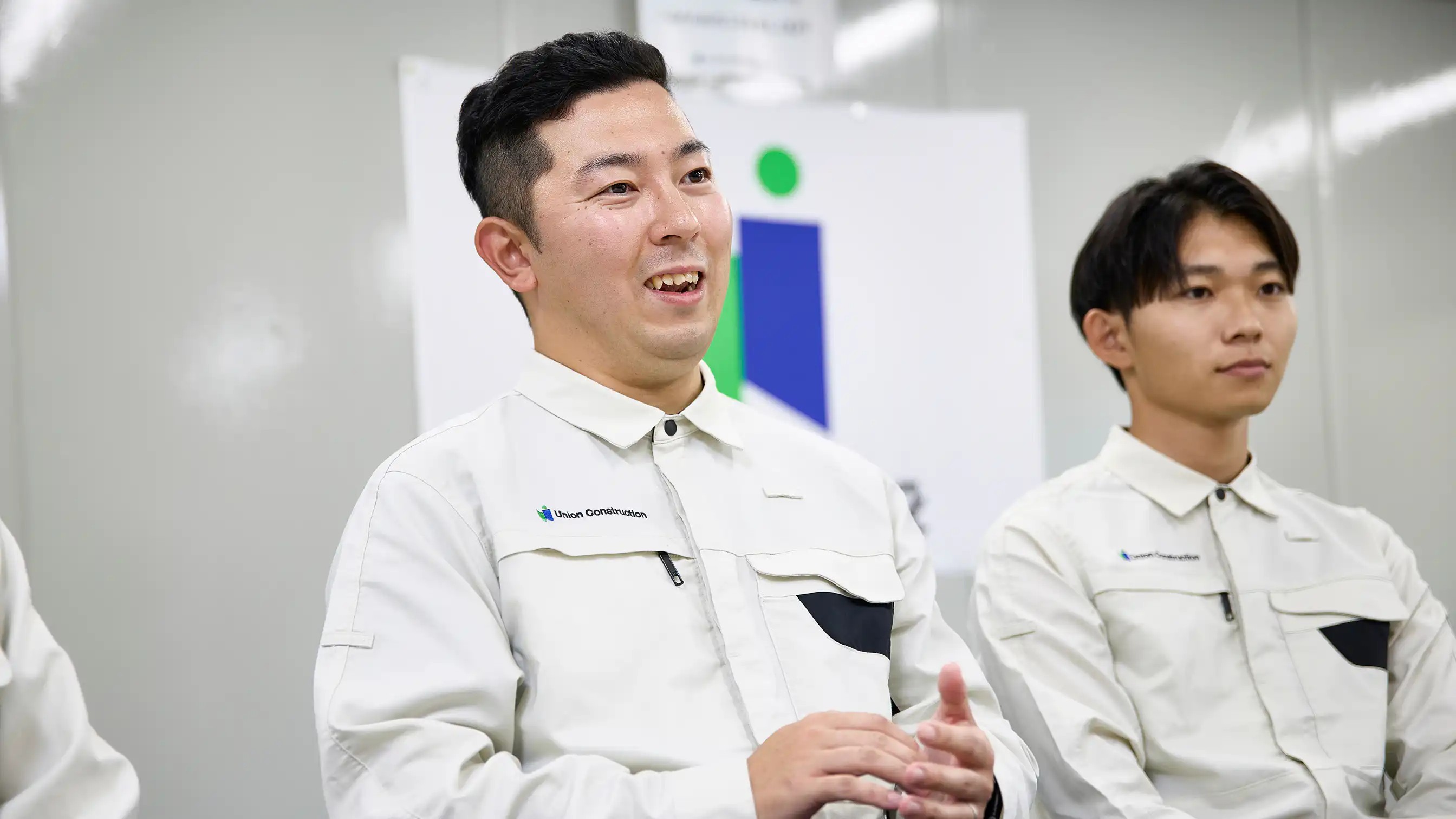 社員さんが話している様子