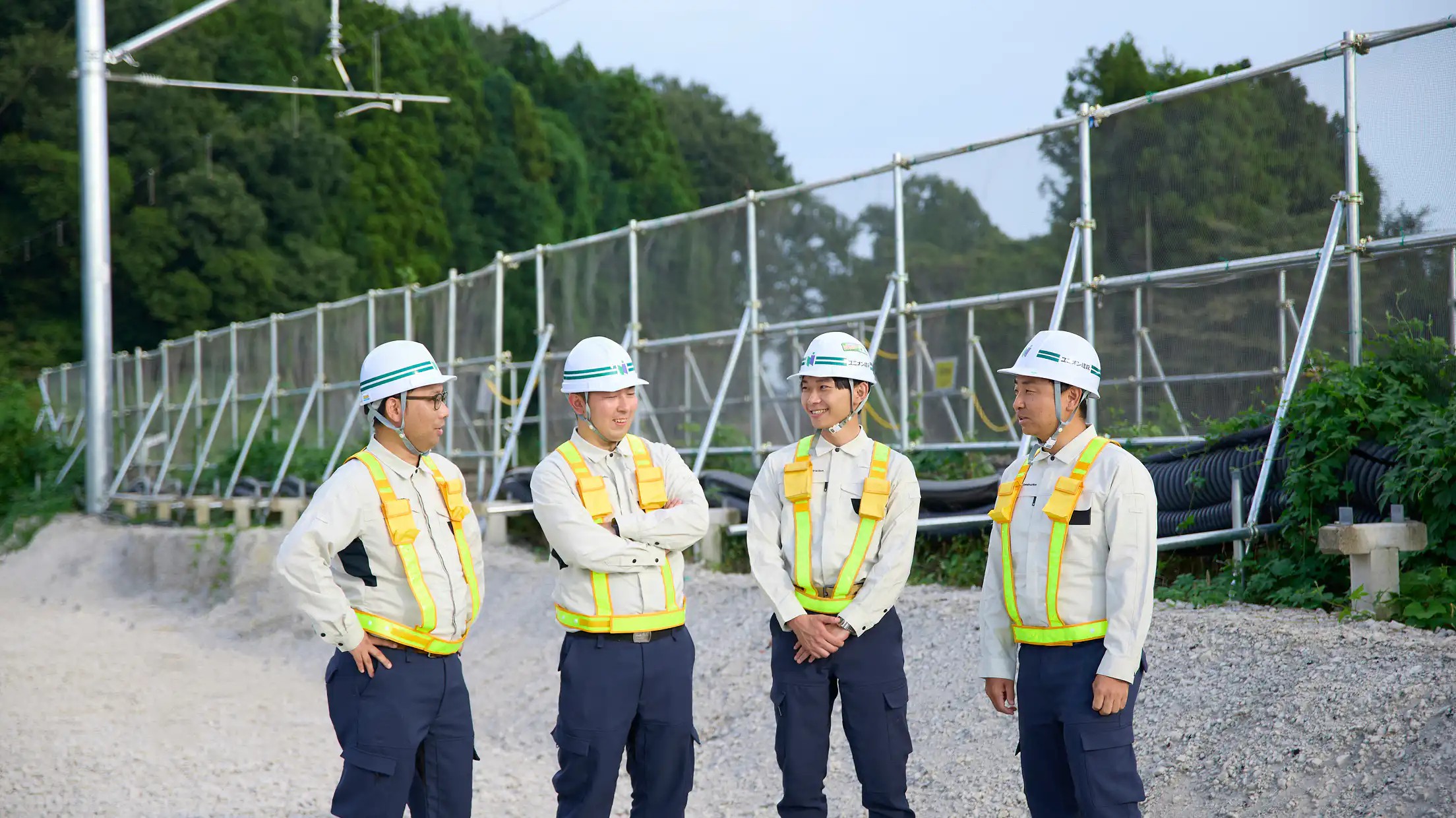 社員さんが話している様子