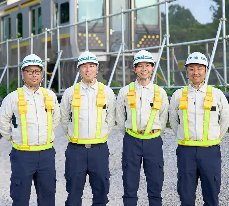 土木/線路部門 社員座談会様子