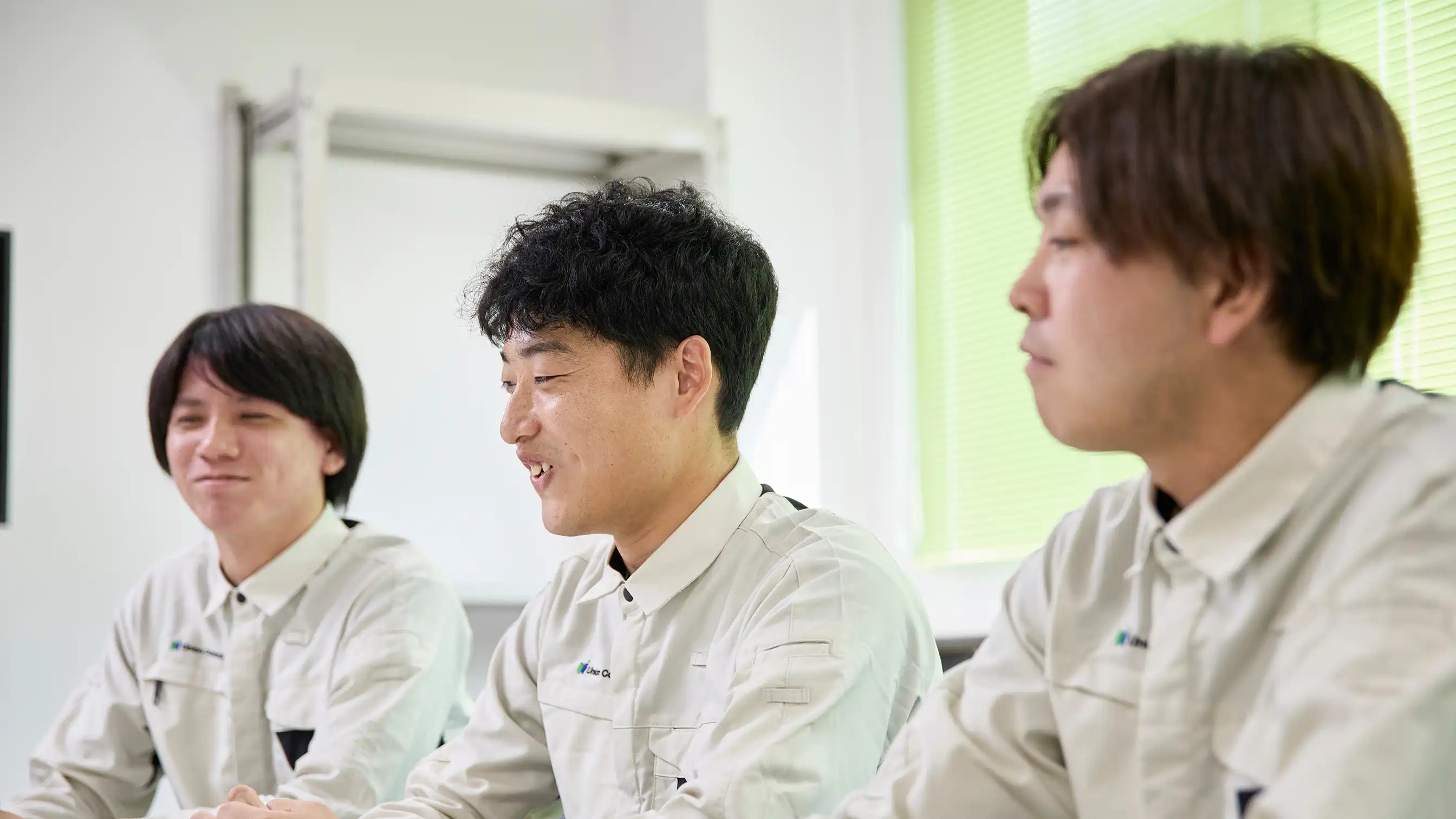 社員さんが話している様子