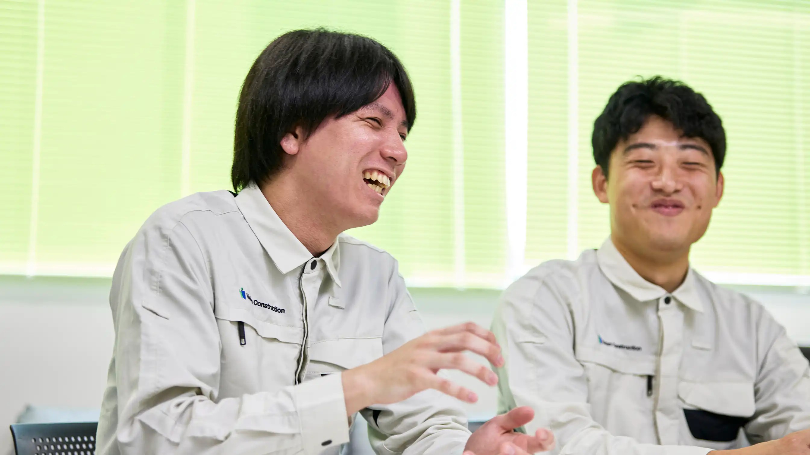 社員さんが話している様子