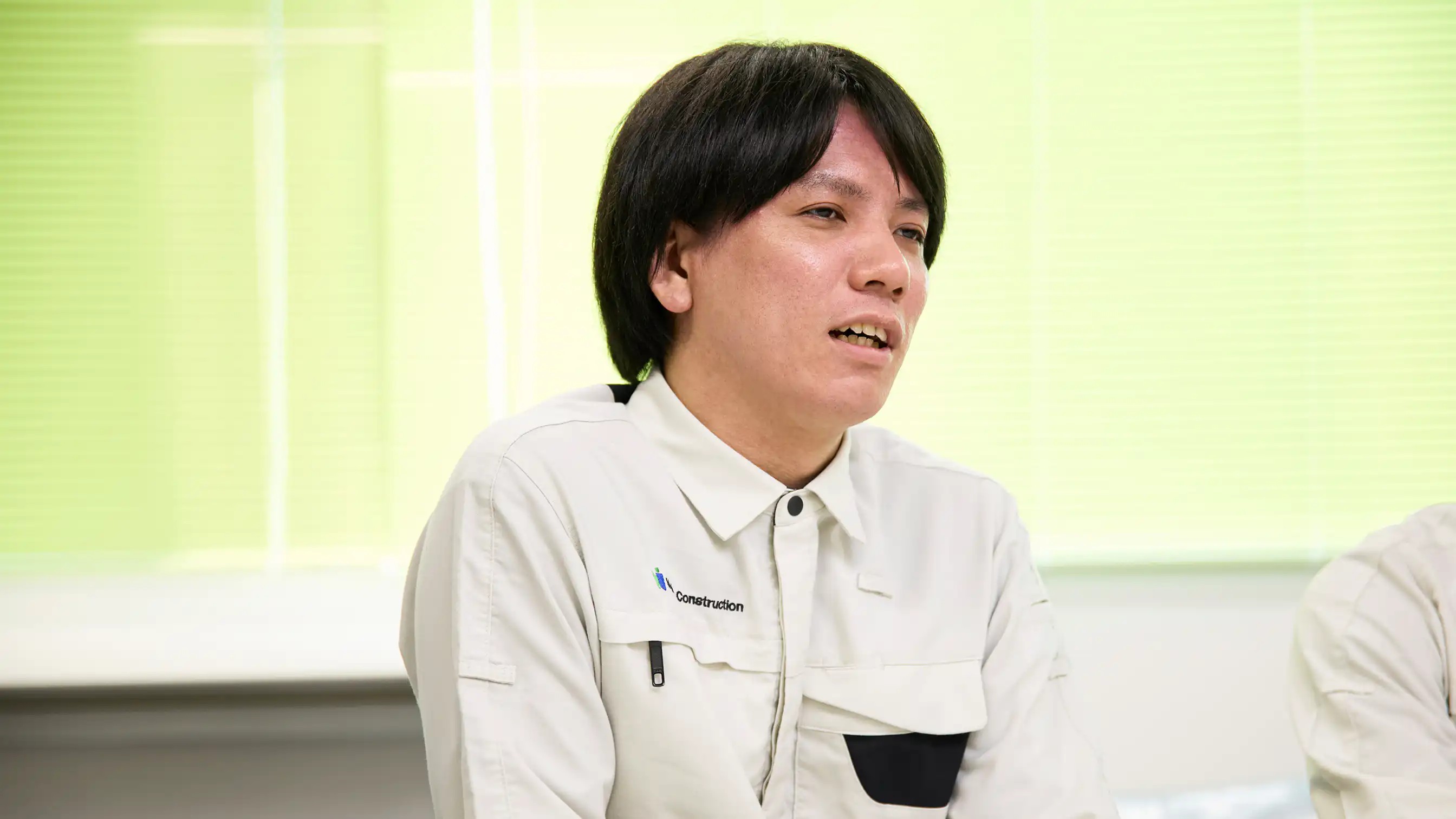 社員さんが話している様子