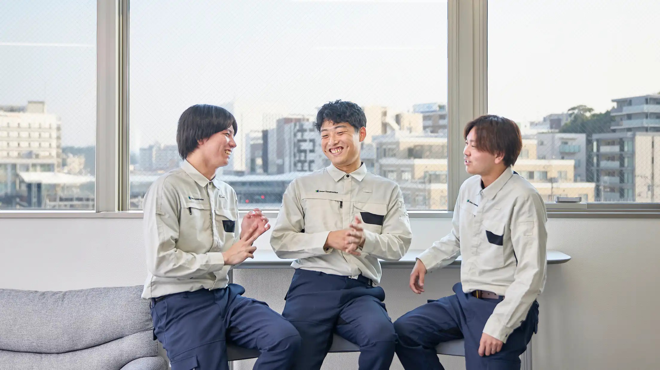 社員さんが話している様子