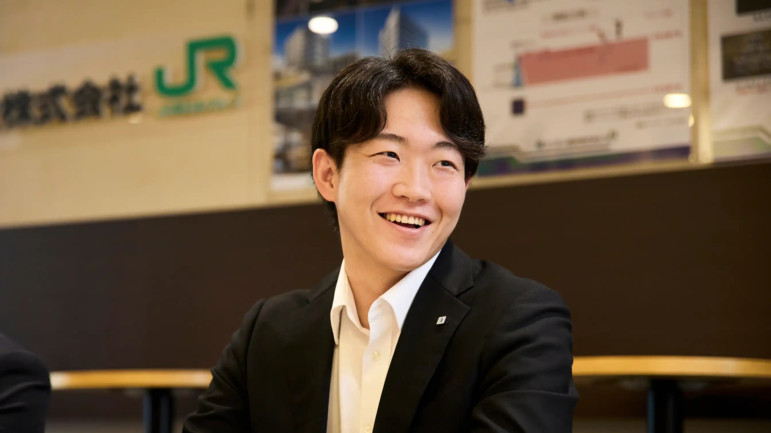 社員さんが話している様子