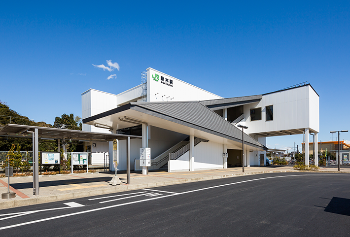 橋上駅舎新築工事