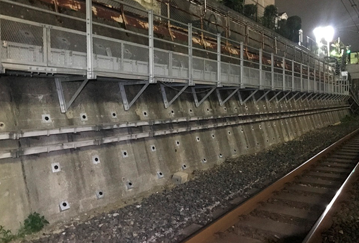 盛土耐震補強工事